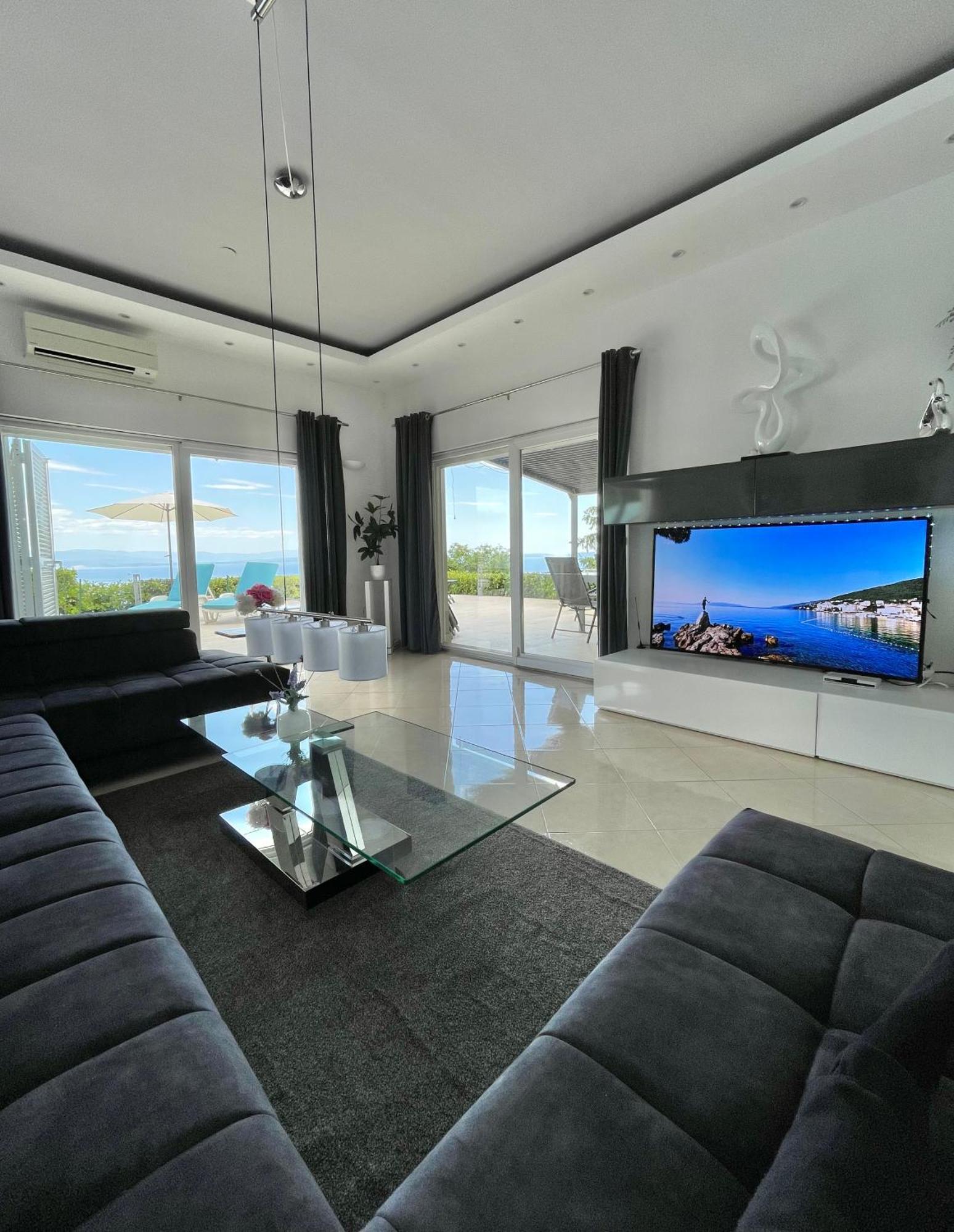 Luxury Villa Eternity - Marvelous Sea View - Box Spring Beds - Opatija-Poljane Bagian luar foto